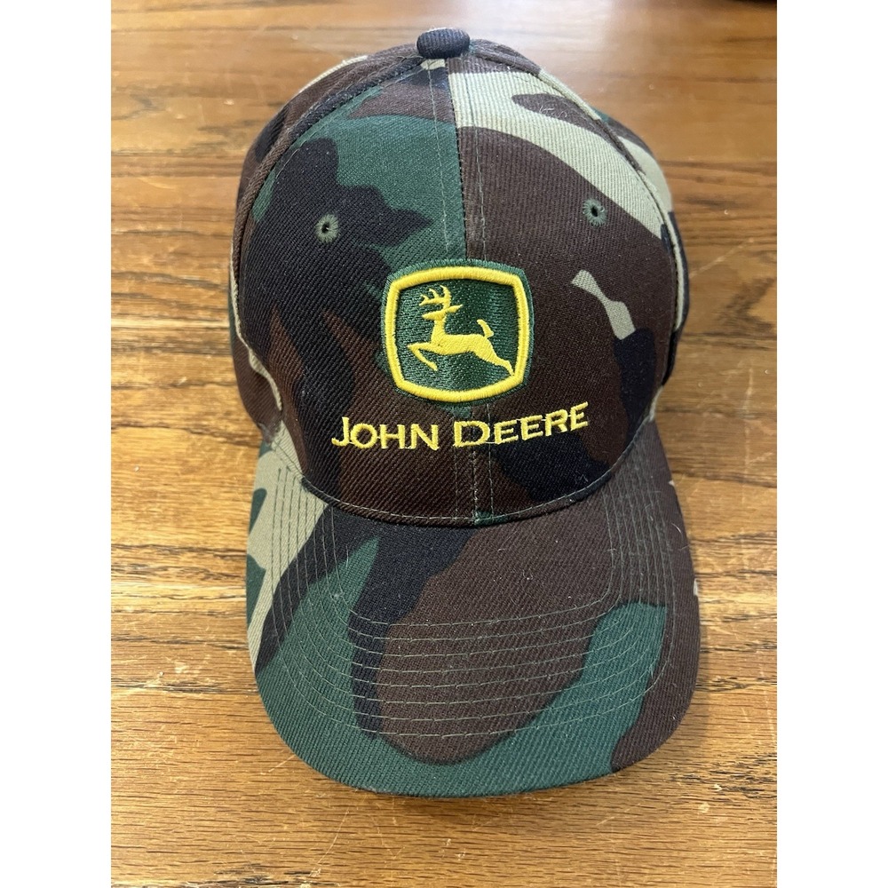 John Deere Hunting Hat - Green/Camouflage Mens One Size